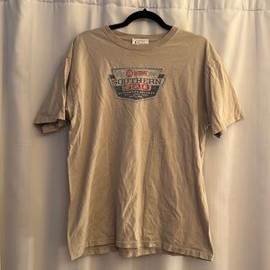 Beige unisex L tee, Nascar